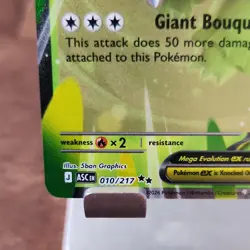 Mega Meganium EX - Double Rare ASC 010/217 Full Art Holo Pokemon TCG Card - Image 5