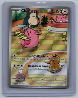 Chansey 187/167 Illustration Rare Twilight Masquerade Pokemon Near Mint - Image 1