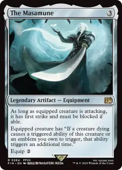 The Masamune FINAL FANTASY MTG MAGIC LEGENDARY ARTIFACT EQUIPMENT RARE - Image 1