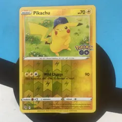Pokemon TCG Pikachu Pokemon Go 028/078 Reverse Holo - Image 1