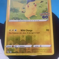 Pokemon TCG Pikachu Pokemon Go 028/078 Reverse Holo - Image 2