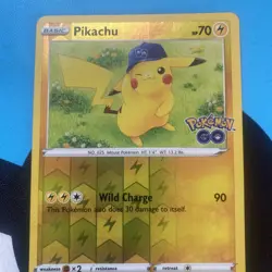 Pokemon TCG Pikachu Pokemon Go 028/078 Reverse Holo - Image 3