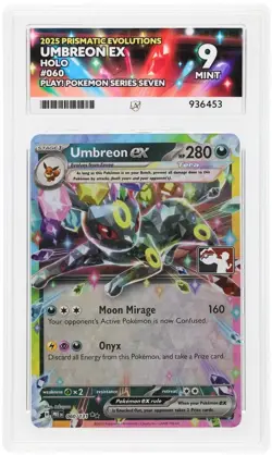Pokemon TCG Card - Umbreon EX 060/131 Prize Pack Series 7 Play! Stamped - ACE 9 - Image 1