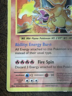 Charizard 11/108 Evolutions Rare Holo Pokemon Card - Image 5