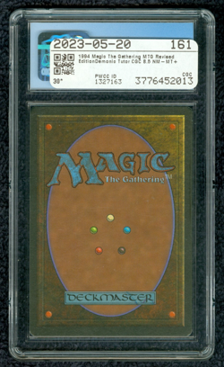 DEMONIC TUTOR uncommon Revised Magic the Gathering MTG Near Mint Graded - Image 2