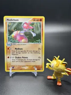 Medicham 10/101 Pokemon Hidden Legends Holo - LP - Image 1
