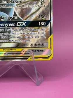 Pokemon TCG Celebi & Venusaur GX TAG TEAM Promo Holo SM167 HP 270 Basic M+ - Image 3