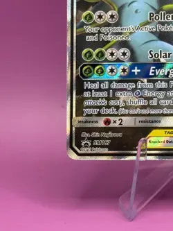 Pokemon TCG Celebi & Venusaur GX TAG TEAM Promo Holo SM167 HP 270 Basic M+ - Image 5