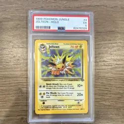 Pokemon Jolteon Jungle Holo Rare PSA 5 4/64 1999 70 HP TCG Card - Image 1