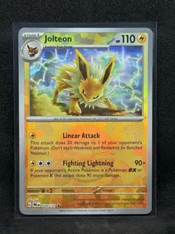 🔥 Jolteon # 029/131 Pokeball Reverse Holo Prismatic Evolutions Pokemon Card NM - Image 1