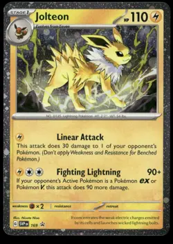 Jolteon - (Cosmos Holo) SV: Scarlet & Violet Promo Cards 169 Holo Pokemon TCG NM - Image 1