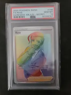 2020 Pokemon Sword & Shield Darkness Ablaze Fa/rose #196 - Image 1