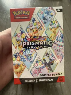 Pokemon TCG Scarlet & Violet Prismatic Evolutions Booster Bundle Box Sealed New - Image 1