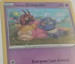 Pokemon Galarian Slowpoke SWSH126 Holo Promo Card SWSH Sword & Shield Pokemon NM - Image 2