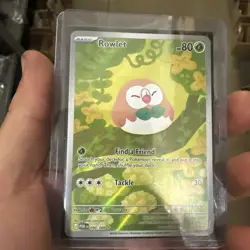 Pokemon Rowlet Illustration Rare Full Art Near Mint Perfect Order 090/088.NM 💎 - Image 1
