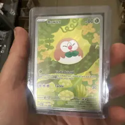 Pokemon Rowlet Illustration Rare Full Art Near Mint Perfect Order 090/088.NM 💎 - Image 2