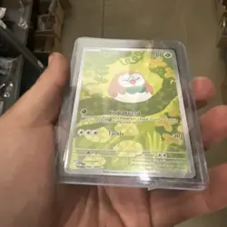 Pokemon Rowlet Illustration Rare Full Art Near Mint Perfect Order 090/088.NM 💎 - Image 3