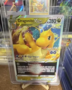 Pokemon TCG Dragonite VSTAR SWSH236 Pokemon GO Promo Holo Card 2022 - Image 1