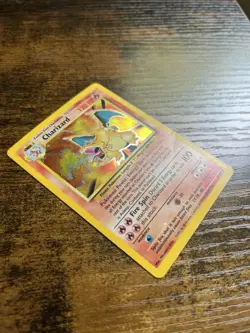 Pokemon TCG Charizard 4/102 Base Set Holo Rare - Damaged - Image 2