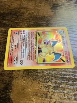 Pokemon TCG Charizard 4/102 Base Set Holo Rare - Damaged - Image 3