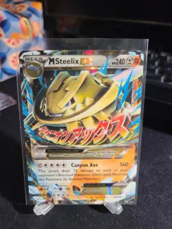 Pokemon TCG Mega-Steelix-EX Steam Siege 68/114 Holo Holo Rare EX - Image 1