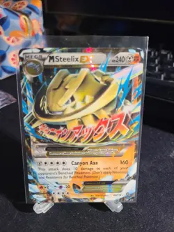 Pokemon TCG Mega-Steelix-EX Steam Siege 68/114 Holo Holo Rare EX - Image 2