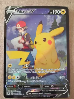 2022 Pokemon PIKACHU #TG16/TG30 Lost Origin Trainer Gallery Holo Ultra Rare ENG - Image 1