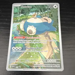 Pokemon 151 Snorlax Promo Holo Scarlet & Violet 051 Basic HP 150 2023 TCG Card - Image 1