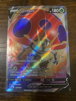 Orbeetle V 166/185 Full Art Ultra Rare Vivid Voltage Pokemon - Image 1