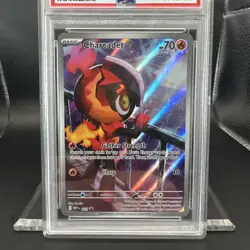 2025 Pokemon Phantasmal Flames ETB Charcadet #022 Promo Graded PSA 8 EN - Image 3