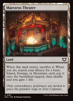 Maestros Theater C Regular #167 | EOC Edge of Eternities Commander | MTG - Image 1