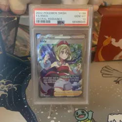 2022 POKEMON SWORD & SHIELD ASTRAL RADIANCE #186 FULL ART/IRIDA PSA 10 - Image 1