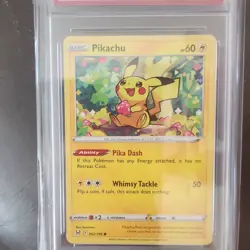 Pokemon 2022 Lost Origin Pikachu #052 Collect Direct Graded Card English - Image 2