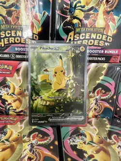 Pokemon TCG Pikachu Ex 276/217 Ascended Heroes SIR PACK FRESH NM 🔥😍 - 🚚🚀 - Image 1