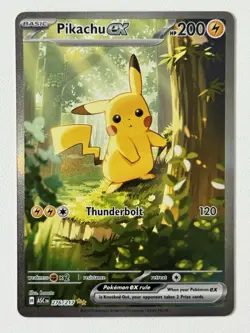 Pokemon TCG Ascended Heroes Pikachu ex SIR 276 Holo NM English - Image 1