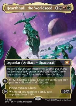 Hearthhull, the Worldseed M Borderless Foil #1 | EOC Edge of Eternities | MTG - Image 1