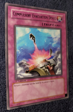 Yu-Gi-Oh "COMPULSORY EVACUATION DEVICE" IOC-103 Konami YGO - First Edition - Image 1