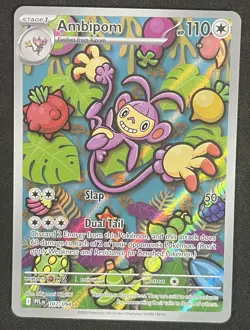Ambipom 107/094 - Phantasmal Flames - Illustration Rare - Pokemon TCG - NM/M - Image 1