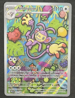 Ambipom 107/094 - Phantasmal Flames - Illustration Rare - Pokemon TCG - NM/M - Image 1