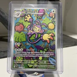 Ambipom • 107/094 • Illustration Rare • Phantasmal Flames PFL • NM • Pokemon - Image 1