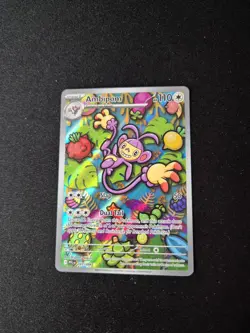 Pokemon Card Ambipom 107/094 Phantasmal Flames Illustration Rare NM - Image 1