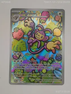 Ambipom 107/094 Phantasmal Flames Pokemon English Illustration Rare NM - Image 1