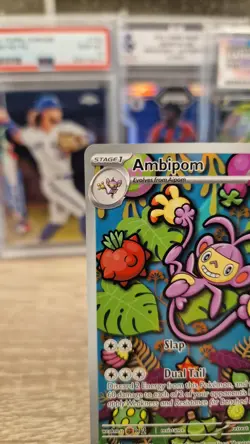 Ambipom 107/094 – Phantasmal Flames – Illustration Rare – Pokemon TCG – NM - Image 2