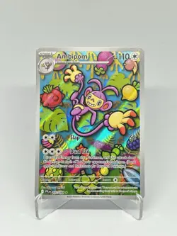Pokemon Ambipom 107/094 (Phantasmal Flames) Illustration Rare (NM) - Image 1