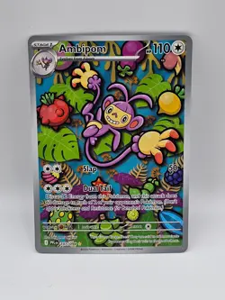 Pokemon TCG Ambipom 107/094 Phantasmal Flames Illustration Rare NM - Image 1