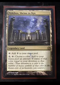 MTG Magic the Gathering Nykthos, Shrine to NYX Card 223/249 - Image 1
