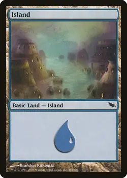 Island (#288) - Foil Shadowmoor HP MTG - Image 1