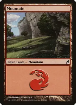 2x Mountain (#295) - Foil Lorwyn HP MTG - Image 1