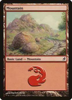 Mountain (#297) - Foil Lorwyn HP MTG - Image 1