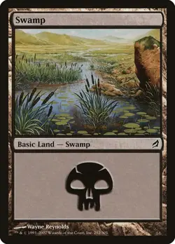 Swamp (#292) - Foil Lorwyn HP MTG - Image 1
